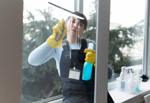 Nettoyage de vitres intérieures et extérieures à Cornillé